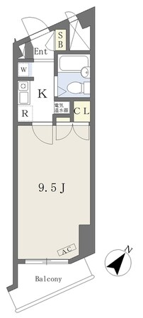 ルピナスヤマザキの物件間取画像